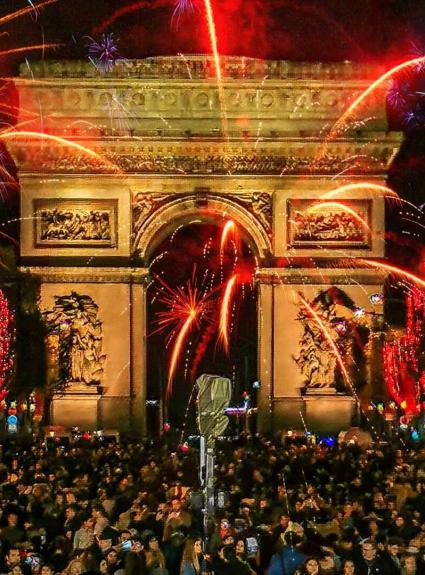 New Year's Day in Paris